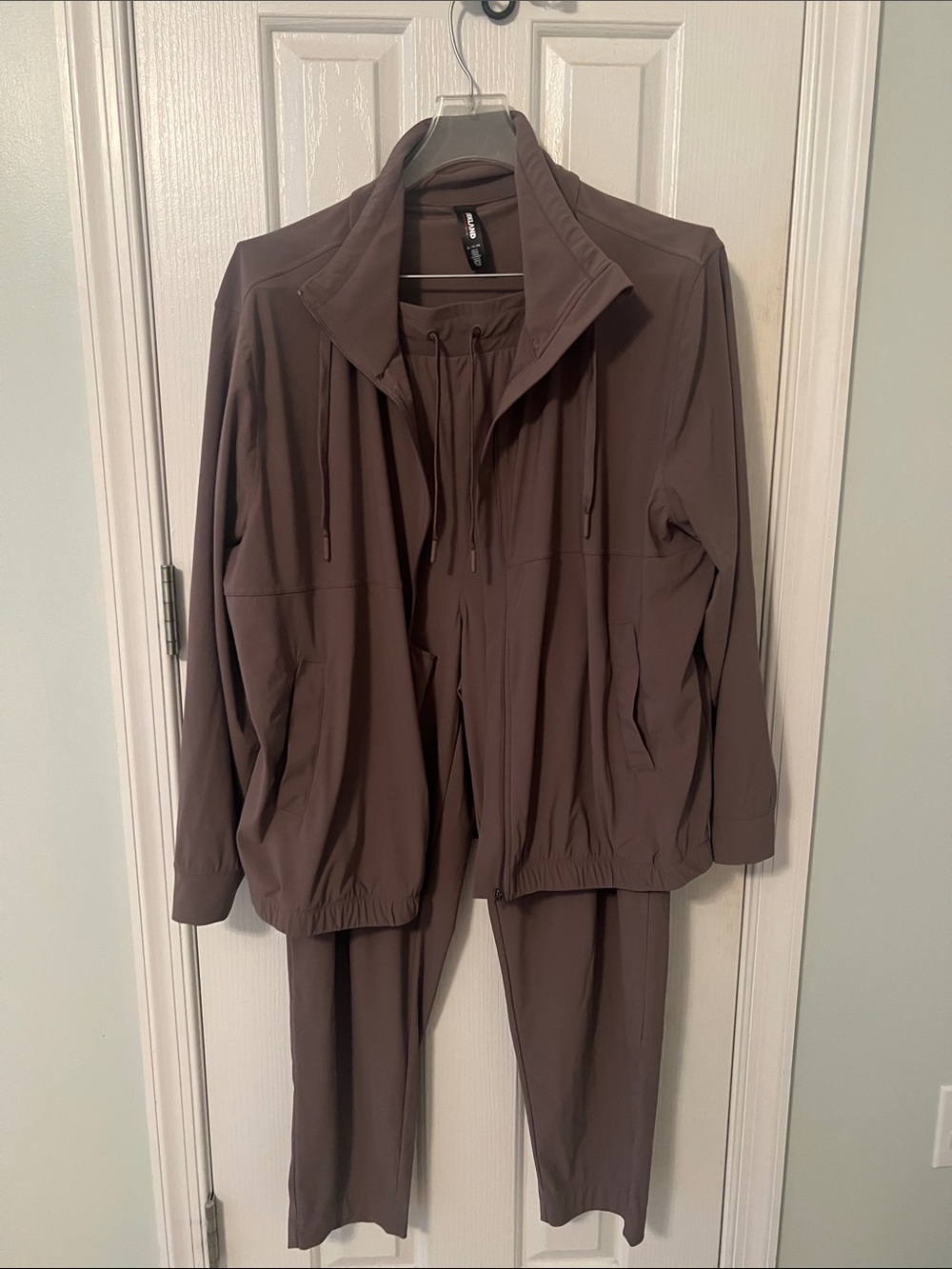 Kirkland’s Women’s Plum Active Zip Jacket & Pants Set